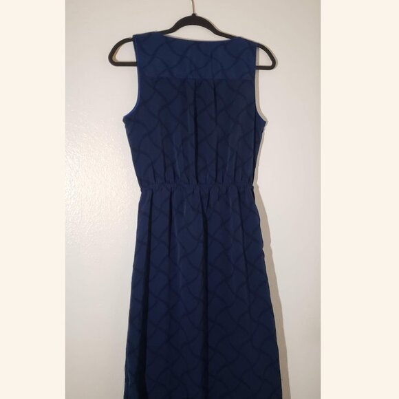 NEW Tommy Hilfiger Women's Long Maxi Dress Sleeveless Polo Size Small Black Blue - Picture 6 of 9
